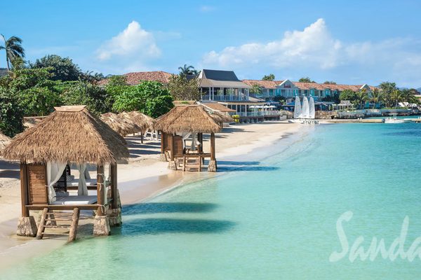 Tropical beach resort