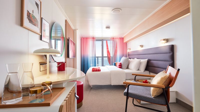 Virgin Voyages sea terrace cabin