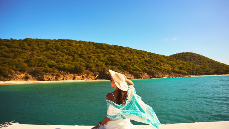 Relaxing on the water